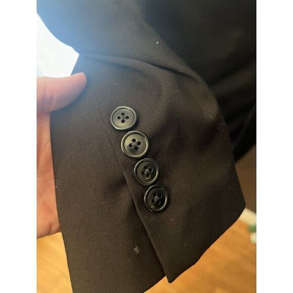 SCOTTeVEST Mens Blazer Black Sport Coat Two Button Jacket Hidden Pockets 40R - Picture 2 of 8